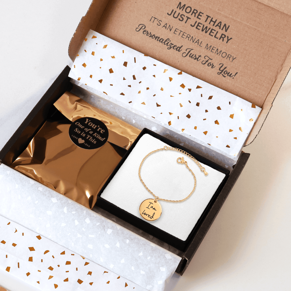 Affirmations Coin Bracelet